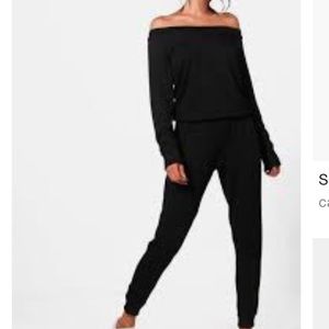 Black lounge jumpsuit NWT